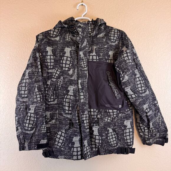 Grenade Fatigue Project Snowboard Jacket Mens Small Outdoor Winter Sports - Picture 1 of 12